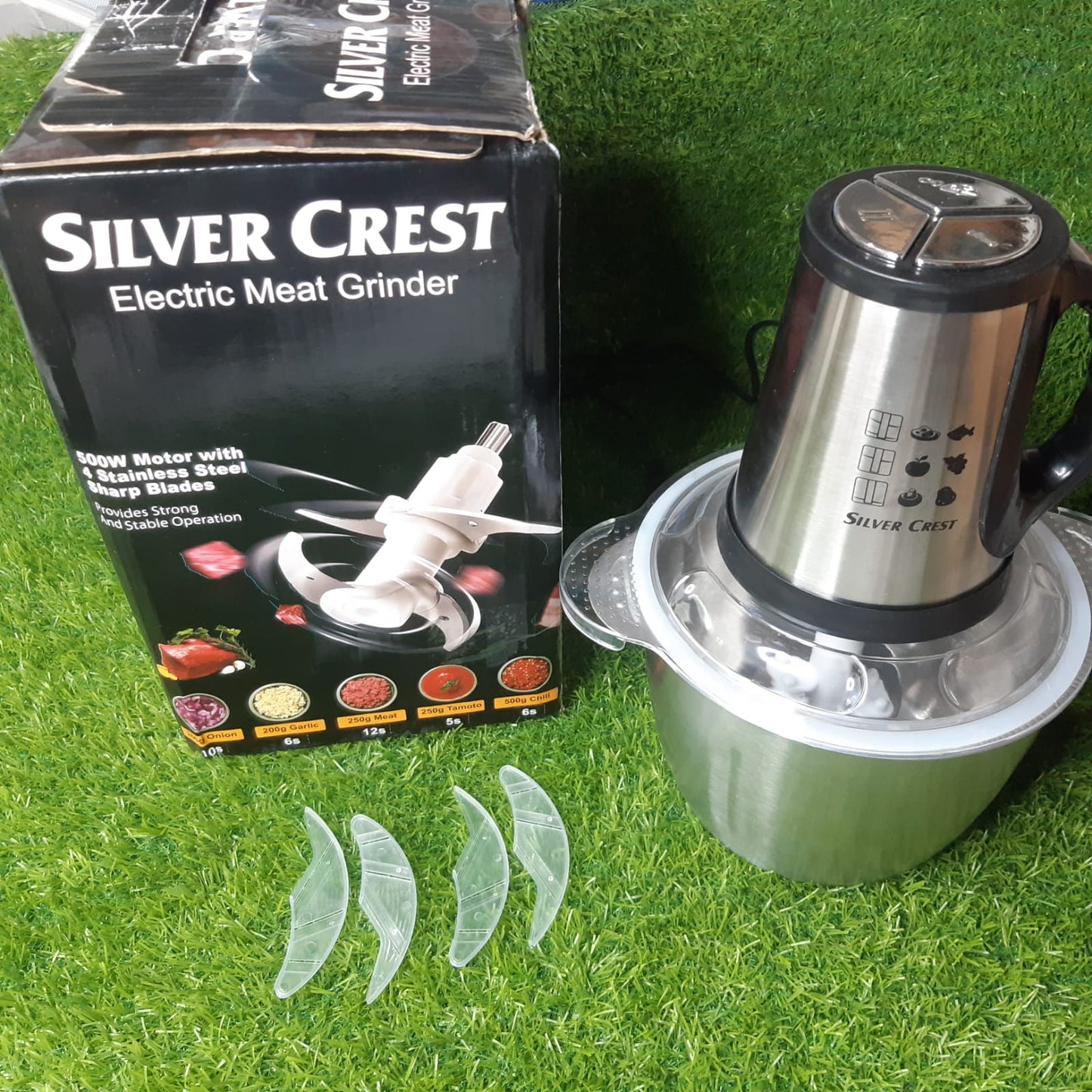Silver Crest 3L Chopper -- Electric Meat Grinder
