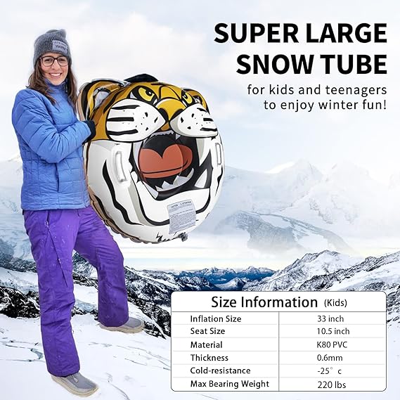 Snow Tube Tiger | Large