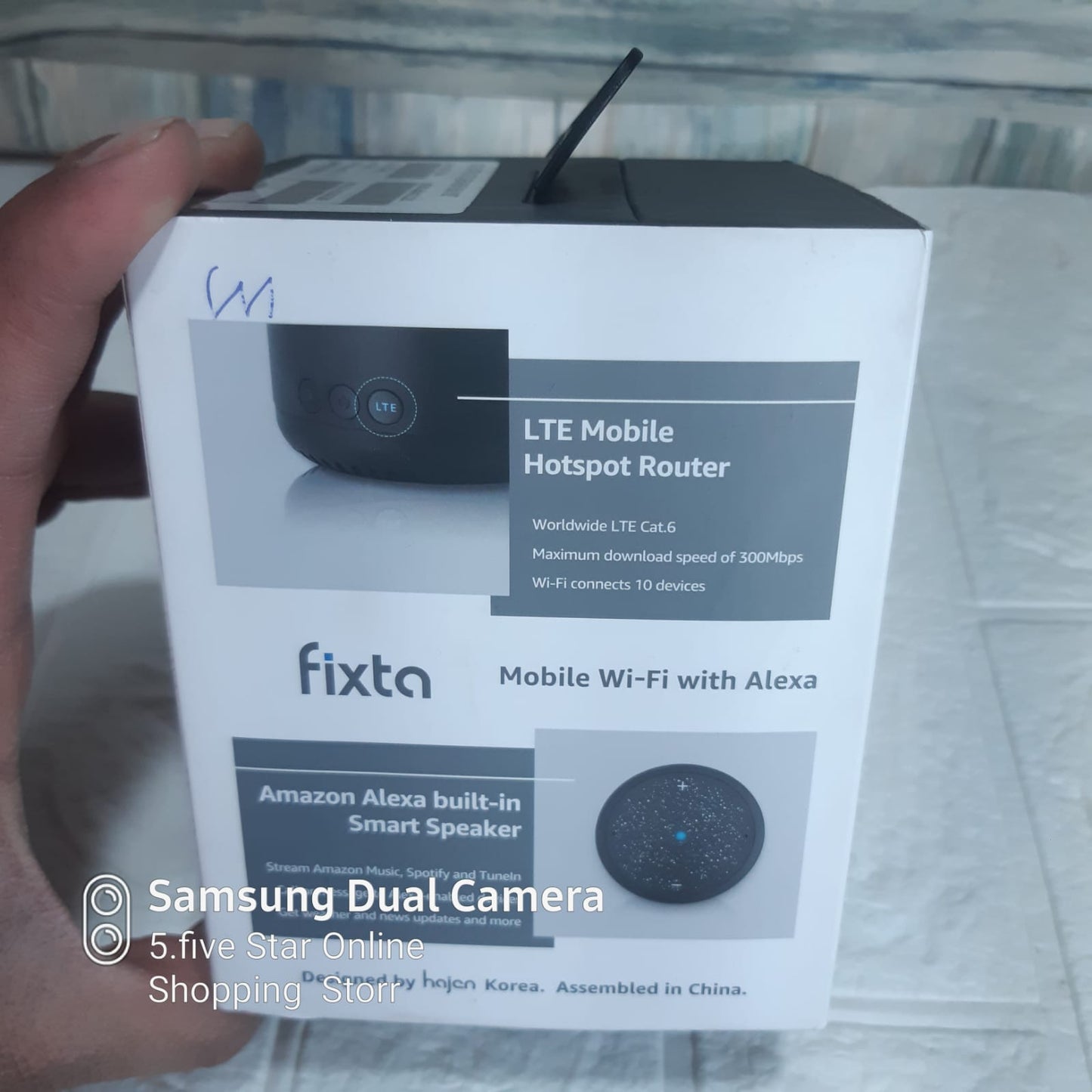 Fixta Amazon Alexa - Smart Speaker LTE Mobile Hotspot