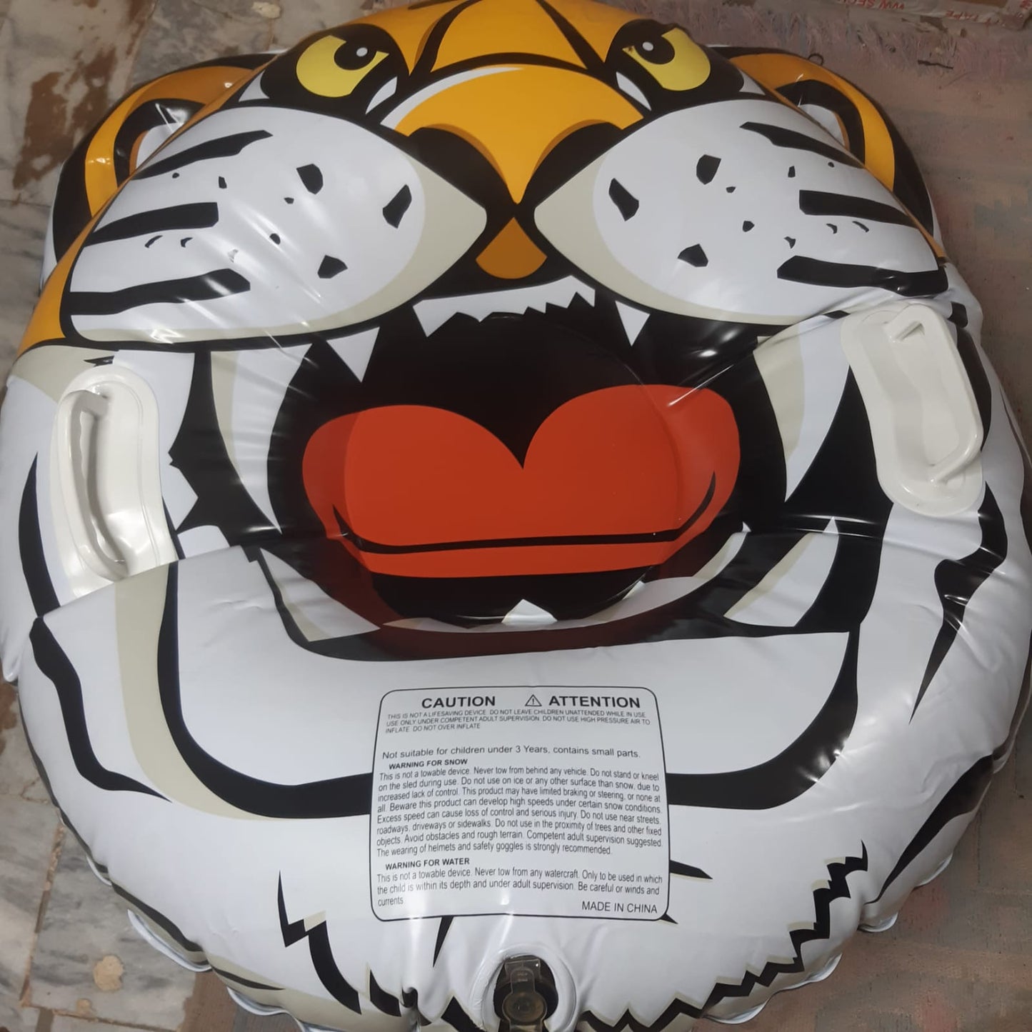 Snow Tube Tiger | Large
